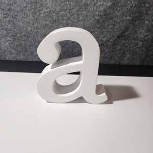 Monogram/ Initial "a" Decor
